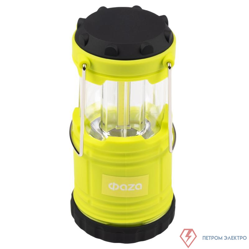 Фонарь светодиодный кемпинговый складной CF3-L1W-gn 1Вт ФАZА 5023482