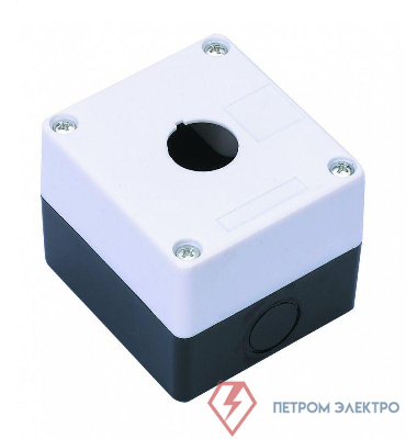 Пост кнопочный 1-м КП-101 d22мм с кабел. вводом для устройств сигнализации и управления пластик. бел. DEKraft 25501DEK