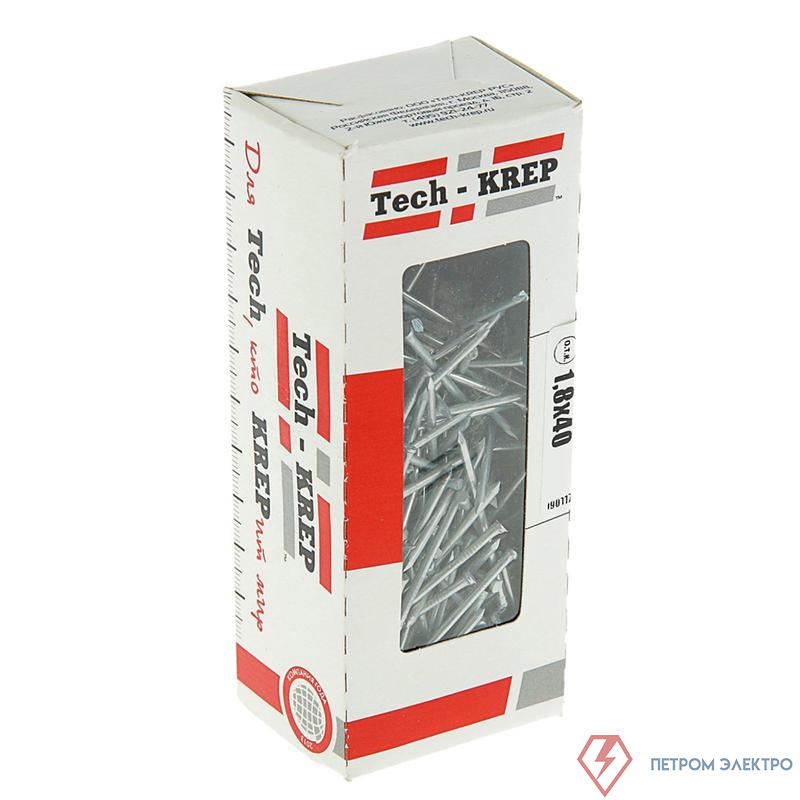 Гвоздь финишный 1.8х40 оцинк. (уп.0.25кг) Tech-Krep/Zitar 104845