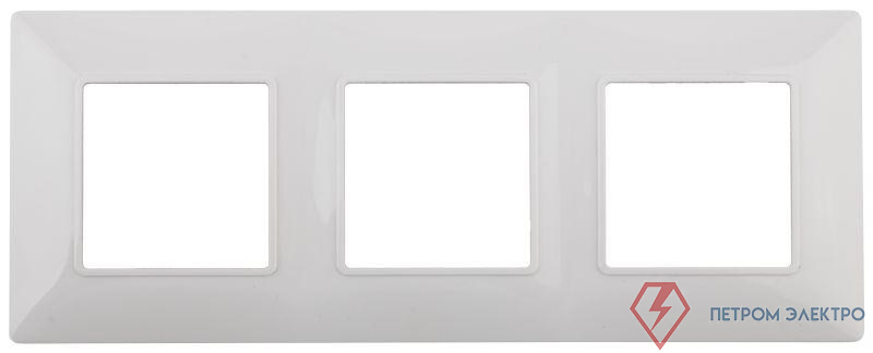 Рамка 3-м 14-5003-01 Elegance бел. ЭРА Б0034393
