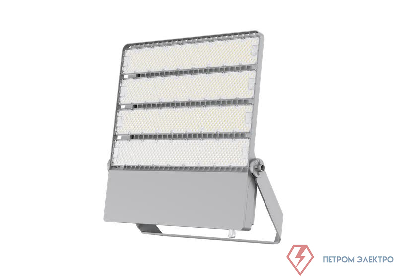 Прожектор светодиодный СДО FL 22 C 800W N1 850 GR 589х60х667мм 800Вт 5000К IP66 уличный сер. Русский Свет 30082225209