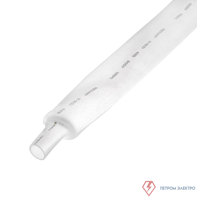 Трубка термоусадочная ТУТ нг 25.0/12.5 бел. 1м Rexant 22-5001