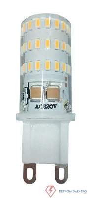 Лампа светодиодная PLED-G9 5Вт капсульная 2700К тепл. бел. G9 320лм 220-230В JazzWay 1032102B 0