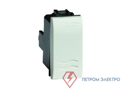 Переключатель 1-кл. 1мод. Brava 16А IP20 сл. кость DKC 75011S