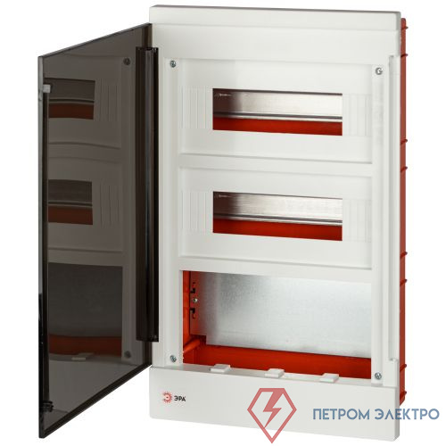 Щит распределительный со слаботочным отсеком MultiBox bs-24f встраиваемый пластиковый 24 модуля IP40 Эра Б0059317