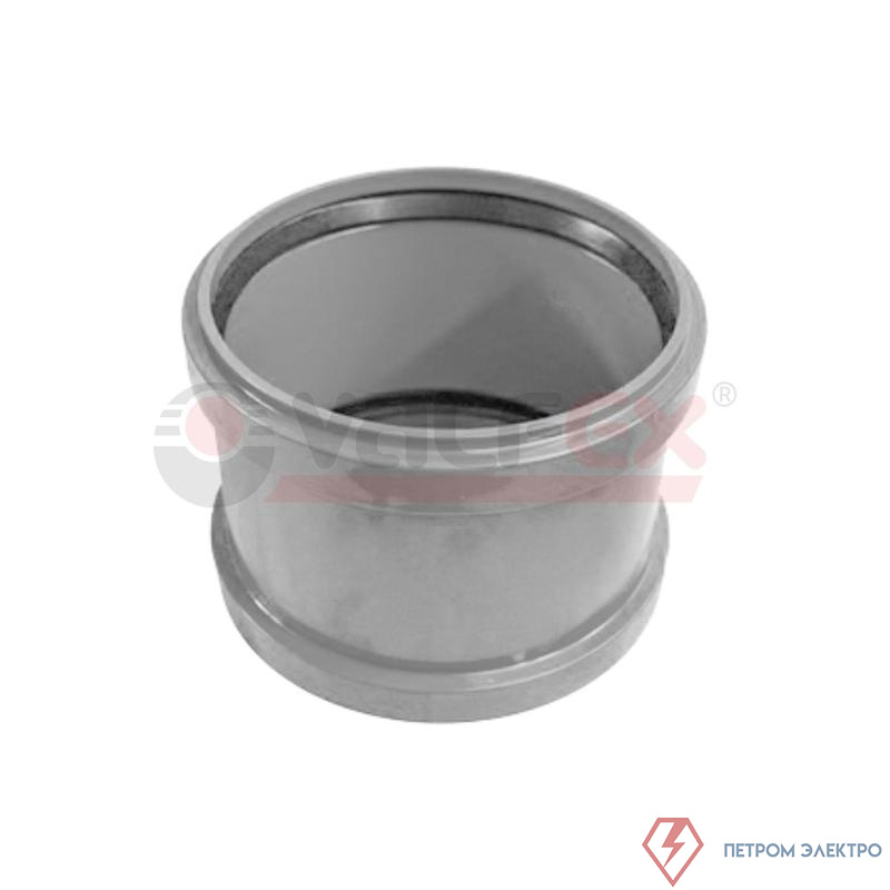 Муфта двухраструбная 75мм вн. канализация (соединительная с перегородкой) (150) VALFEX 20105075