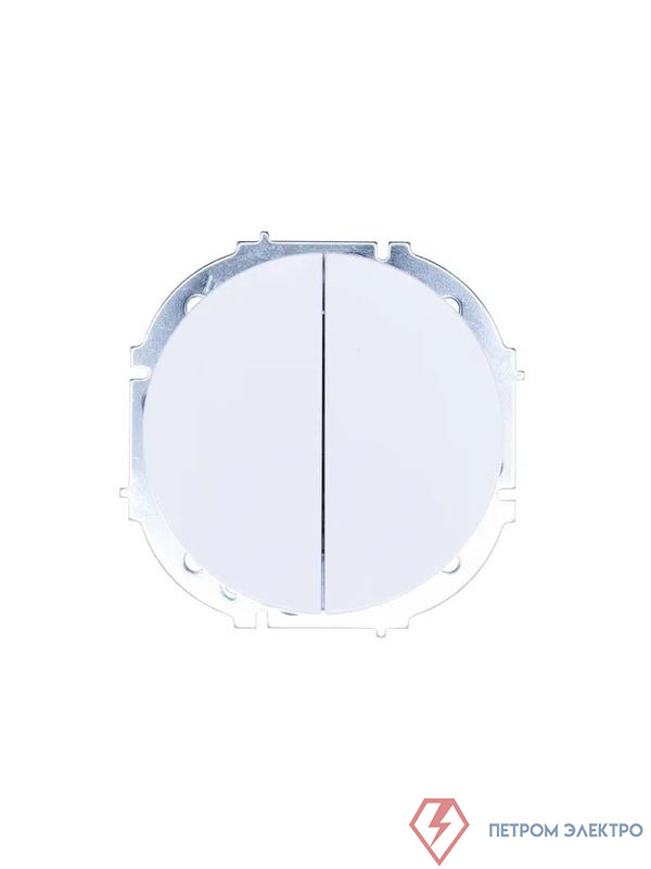 Выключатель 2-кл. СП OSEN 10А IP20 механизм бел. LEZARD 743-0288-101