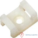 Площадка под хомуты PCP-S 22х16-100WH с монтажн. отверст. PA6.6 бел. (уп.100шт) JazzWay 5055186