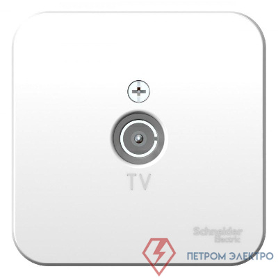 Розетка телевизионная TV ОП Blanca коннектор с изолир. пластиной бел. SE BLNTA000011