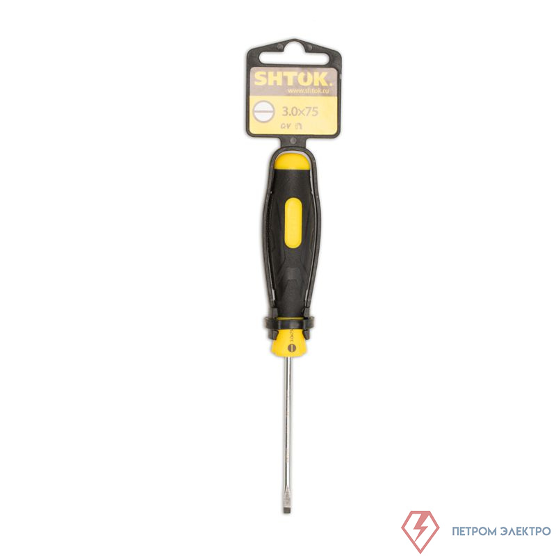Отвертка SL 3х75мм (09101) SHTOK 376318