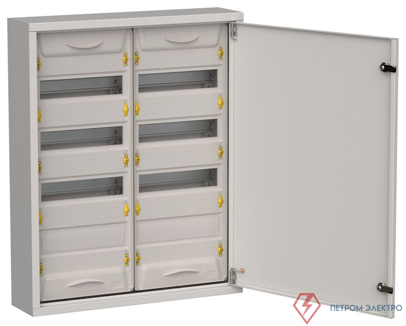 Корпус ЩРн-96 (2х48) TITAN 5 710х570х140 IP31 метал. сер. IEK TI5-50-N-2X048-31-7035