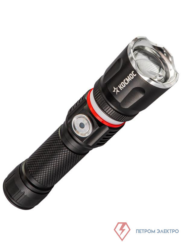 Фонарь ручной аккум. 4Вт T6LED/Li-ion18650 1200мА.ч алюм. КОСМОС (KOC811Lit)