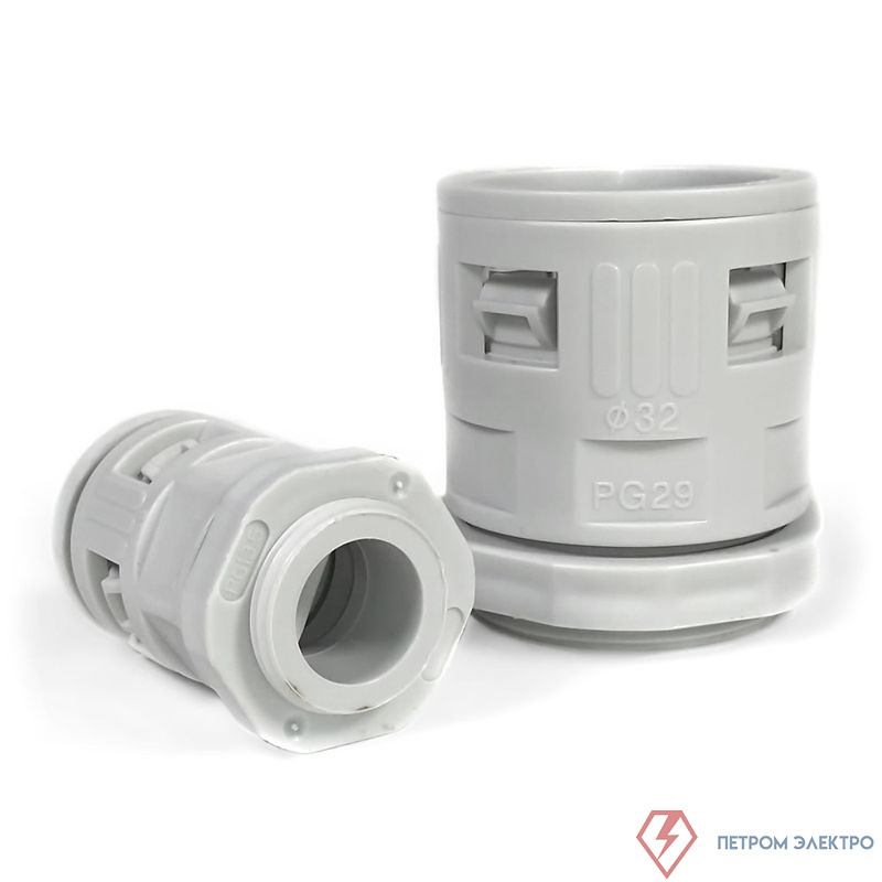 Муфта вводная для гофрированных труб ВМ-ГТ d20мм сер. Промрукав PR08.3269