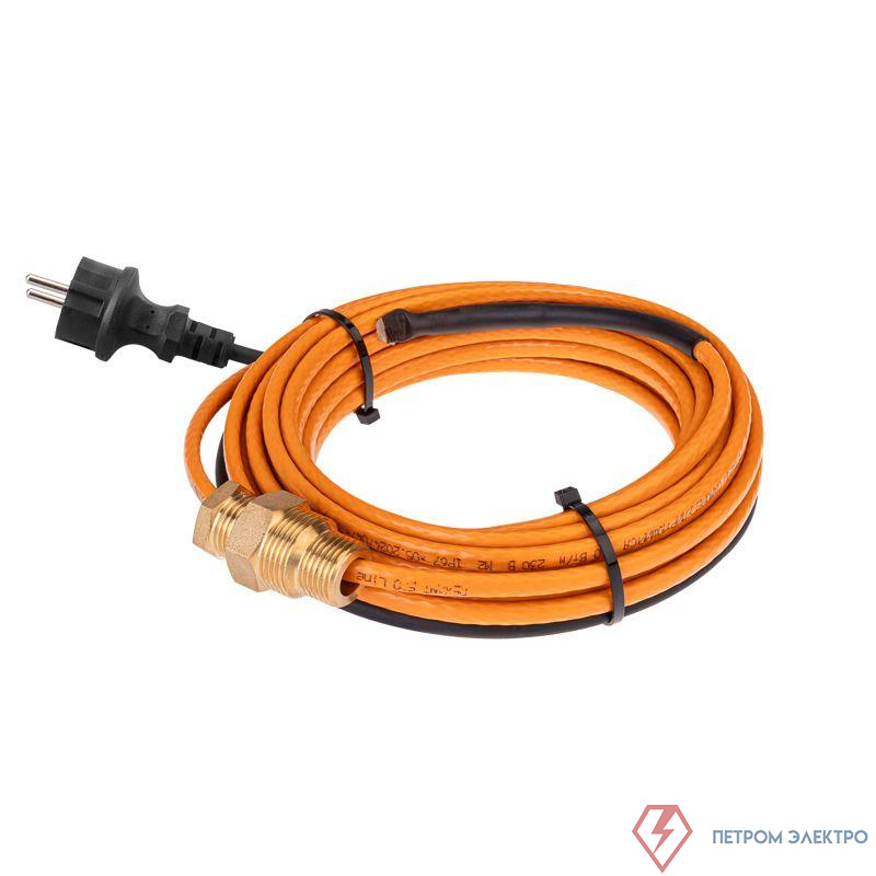 Кабель греющий саморег. пищевой ECO Line (комплект в трубу) 10HTM2-CT (8м/80Вт) Rexant 51-0604