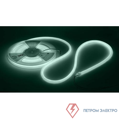 Лента светодиодная LS2835-9.6-120-24-6500K-IP68-5м 24В термостойкая для бани холод. бел. в комплекте: 2 заглушки; 10 крепежей (уп.5м) Эра Б0062329