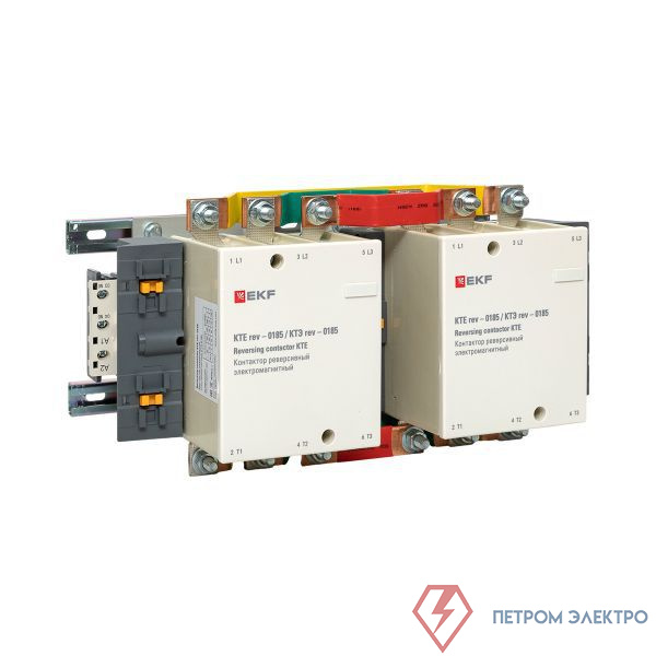 Контактор реверсивный КТЭ-1 185А кат. 230В AC 2НО EKF ctr-b-r-185
