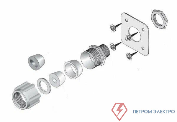 Устройство для ввода кабеля под теплоизоляцию LEK/U ССТ 2187253