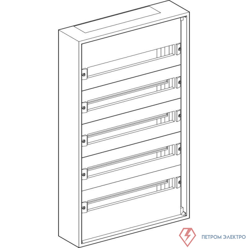 Шкаф комплектный навесной Ш=550мм 5ряд. SchE LVS08005