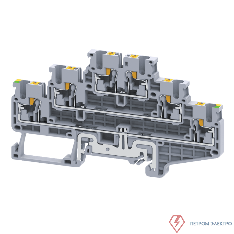 Клемма 3х-ярусная push-in OptiClip CP3LG-2.5-3L-PE-I-(0.2-2.5)-PEN КЭАЗ 331868