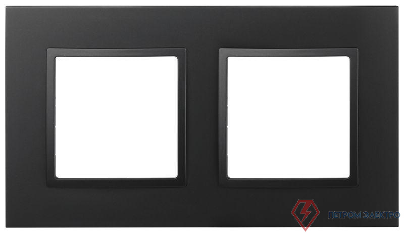 Рамка 2-м Elegance 14-5012-05 Classic антрацит Эра Б0060580