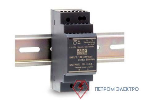 Источник питания на DIN-рейку 24 В1.5 А 36 Вт MEANWELL II класс защиты 35х90х545мм VARTON HDR-30-24 20