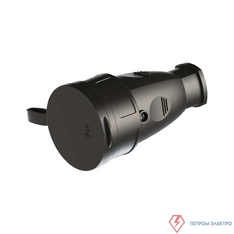 Разъем штепсельный РА16-005 16А IP44 250В с заземл. каучук Витебск 0205-00010