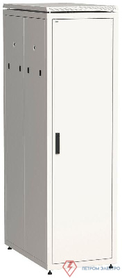 Шкаф сетевой 19дюйм  LINEA N 33U 600х1000мм металлические двери сер. ITK LN35-33U61-MM