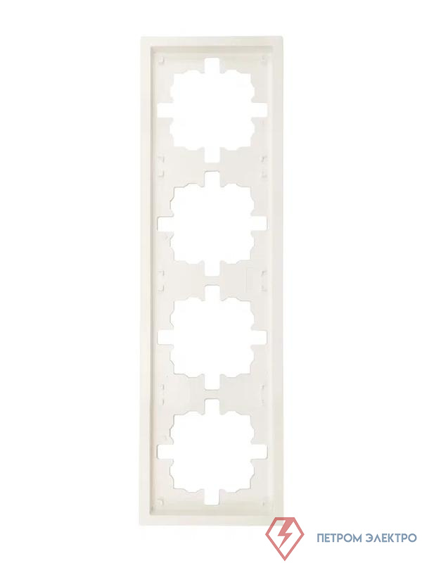 Рамка 4-мест. горизонт. ZIMA слон. кость LEZARD 704-9000-149