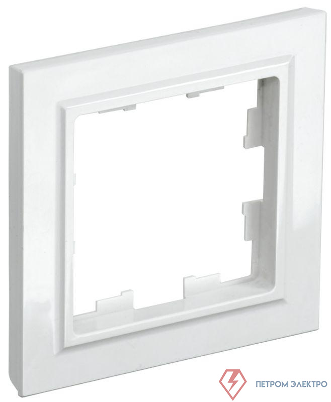 Рамка 1-м Brite РУ-1-БрБ бел. IEK BR-M12-K01-PRO