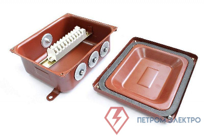 Коробка КС-10 УХЛ 1.5 IP65 метал. заглушки ГОФРОМАТИК/ЗЭТАРУС zeta30327