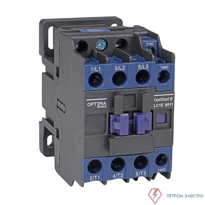 Контактор OptiStart E LC1E12M5 12A 220В AC 1НО+1НЗ КЭАЗ 367523