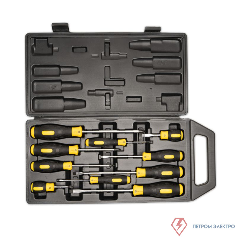 Набор отверток кейс (10 предметов) (09904) SHTOK 376359