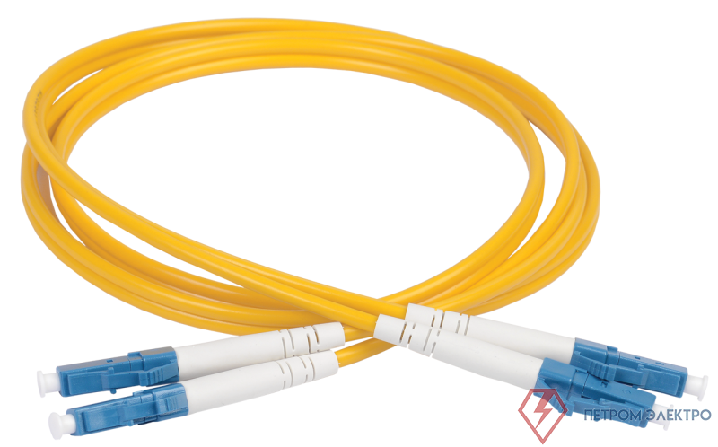 Патч-корд оптический коммутационный соединительный для одномодового кабеля (SM); 9/125 (OS2); LC/UPC-LC/UPC (Duplex) (дл.5м) ITK FPC09-LCU-LCU-C2L-5M