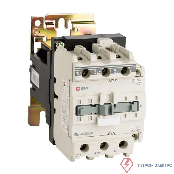 Контактор КМЭп 50А кат. 24В DC 1НО+1НЗ PROxima EKF ctr-s-50-24-nc-p