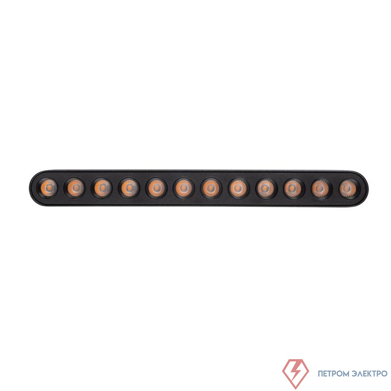 Светильник светодиодный трековый MTR16 1212 12Вт 3000К IP20 spot 36град. BL низковольтный черн. Pro JazzWay 5056299