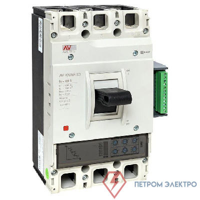 Выключатель автоматический 400А 100кА AV POWER-3/3 ETU2.2 AVERES EKF mccb-33-400H-2.2-av