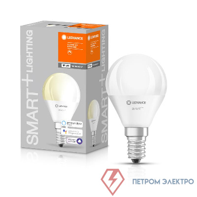Лампа светодиодная SMART+ WiFi Mini Bulb Dimmable 40 5Вт/2700К E14 LEDVANCE 4058075485594 0