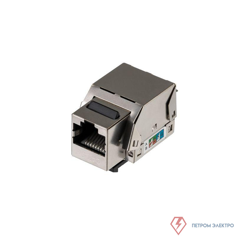 Модуль Keystone Jack RJ-45(8P8C) FTP экранир. кат.5e тип 90град. PRO Rexant 02-0072