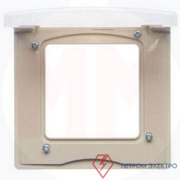 Рамка 1-м Etika IP44 с защ. крышкой сл. кость IEK 672560