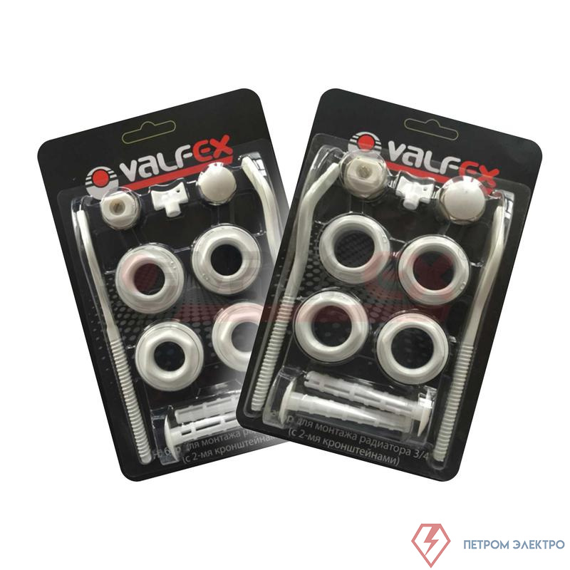 Комплект для монтажа радиаторов с двумя кронштейнами 1/2дюйм VALFEX AD-1002 1/2