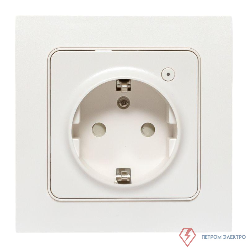 Розетка 1-м Стокгольм 16А Умная бел. Zigbee Сonnect EKF RCS-ST16-WD-ZB
