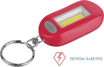 Фонарь NPT-KC05-R-2CR2032 1СOB LED брелок пласт. 1Вт 3 реж. красн. NAVIGATOR 14277