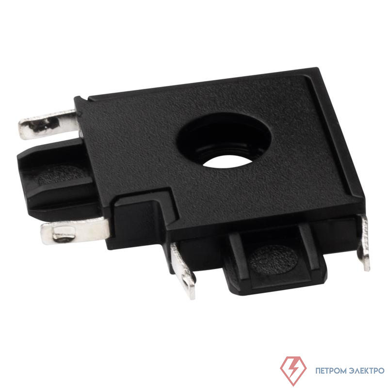 Коннектор L-образный MTR16 CL-BL накладной шинопровод низковольтный черн. JazzWay 5057296