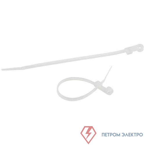 Хомут кабельный 3.6х150 под винт бел. NO-225-316 (уп.100шт) Эра Б0066041