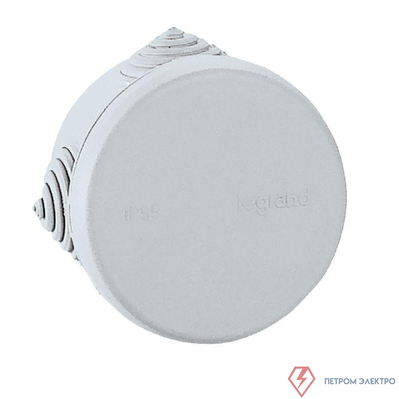 Коробка круглая Plexo IP55 60/40мм Leg 092100