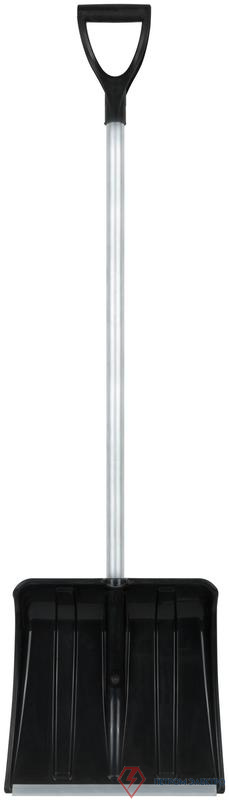Лопата для уборки снега "SnowКРИСТАЛЛ" 365х380х1330мм алюм. черенок; пластик. 68102