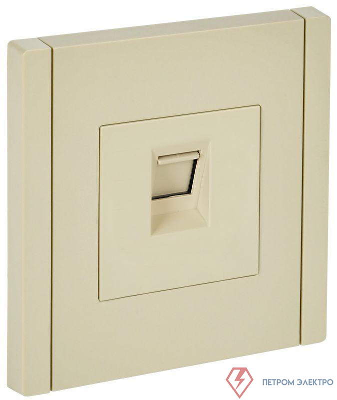 Розетка компьютерная RJ45 кат.6 FORTE&PIANO FP431 ваниль IEK FP-K10-2-K10