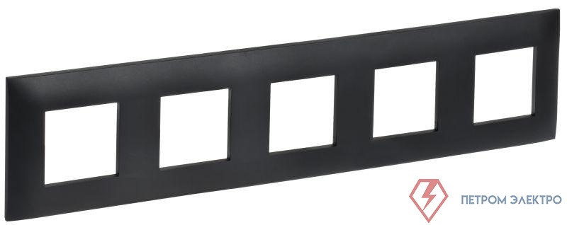 Рамка 5-м SKANDY SK-F05Bl черн. IEK SK-M52-K02