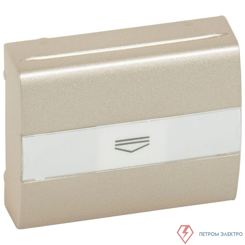 Панель лицевая для выкл. с ключ-картой титан Galea Life Leg 771454