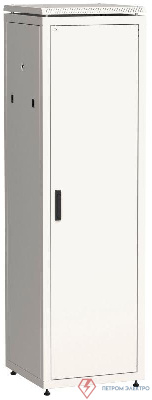 Шкаф сетевой 19дюйм LINEA N 47U 600х800мм металлическая передняя дверь сер. ITK LN35-47U68-M